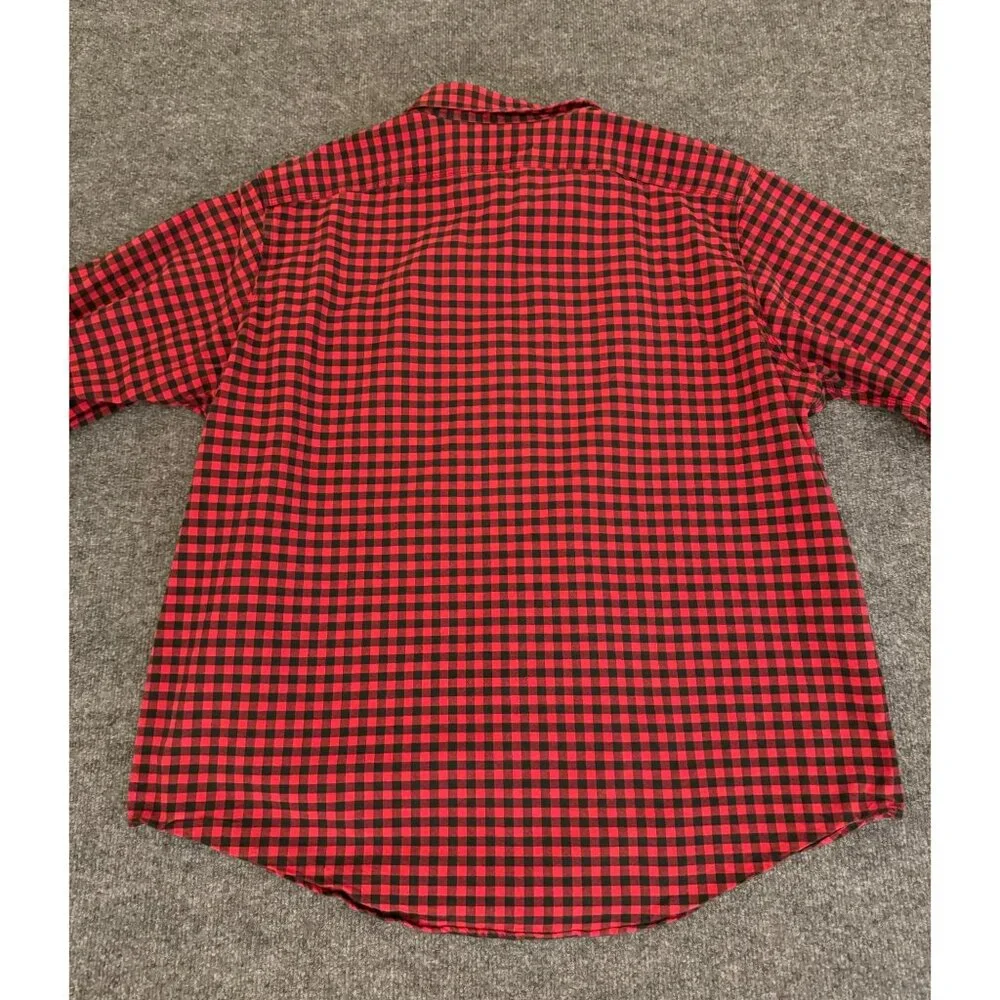 Polo Ralph Lauren Buffalo Plaid Button Down Shirt Men's Large‎ Western Preppy
